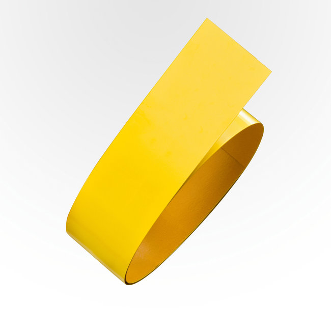 PROline stalen markeertape - zelfklevend - geel - 1500 x 75 mm