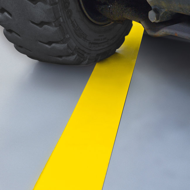 PROline Tape acier - autocollant - jaune - 6000 x 75 mm