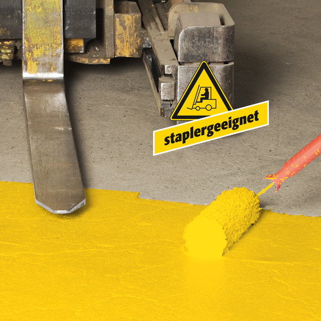 PROline-paint Peinture de marquage antidérapante pour sols – 5 litres – jaune