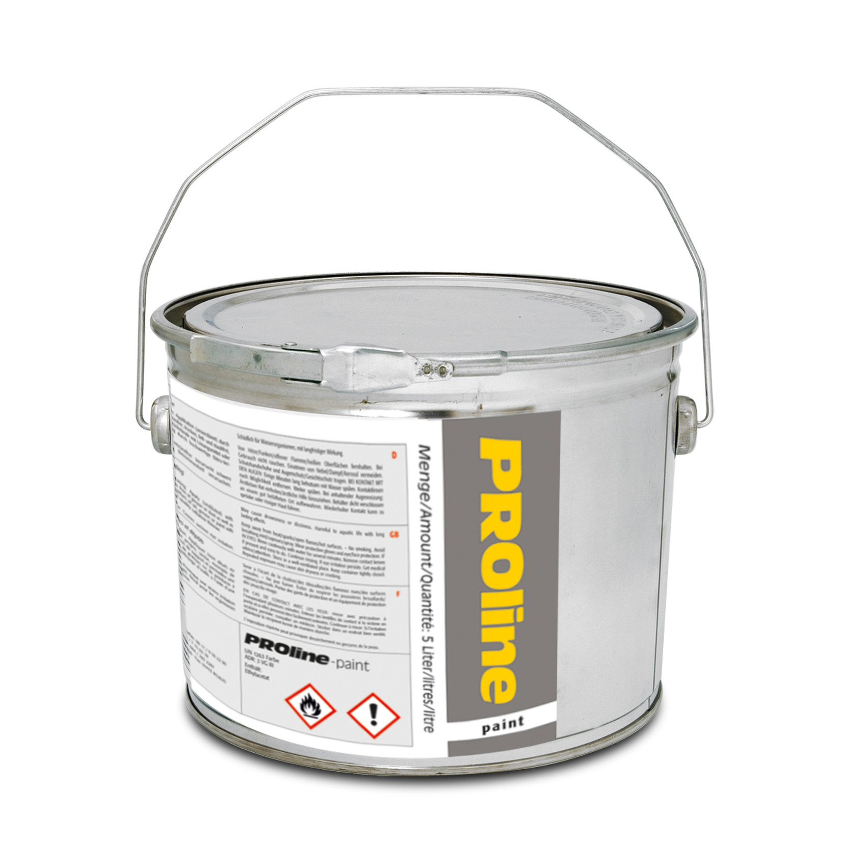 PROline-paint markeerverf voor bedrijfsvloeren - 5 liter - zilvergrijs
