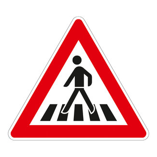 PROline-thermo Signalisation – J22 (NL) / A21 (B) – passage pour piétons – 100 x 100 cm