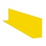 Doorrijbeveiliging voor magazijn railing - 880x200x100 mm - gecoat - geel