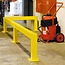 BLACK BULL magazijn railing XL-Line - 500 mm - hoekpaal - gecoat - geel