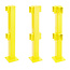 BLACK BULL magazijn railing XL-Line - 1000 mm - hoekpaal - verzinkt/gecoat - geel
