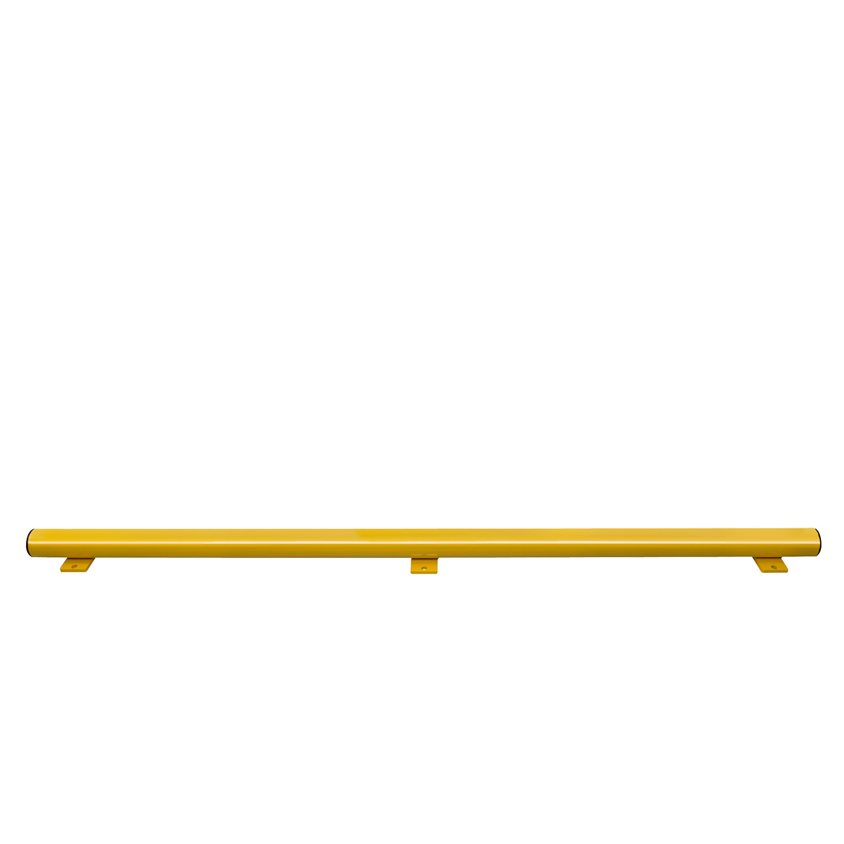 BLACK BULL magazijn railing HYBRID - onderrijbeveiliging - 2050 mm - verzinkt/gecoat - geel