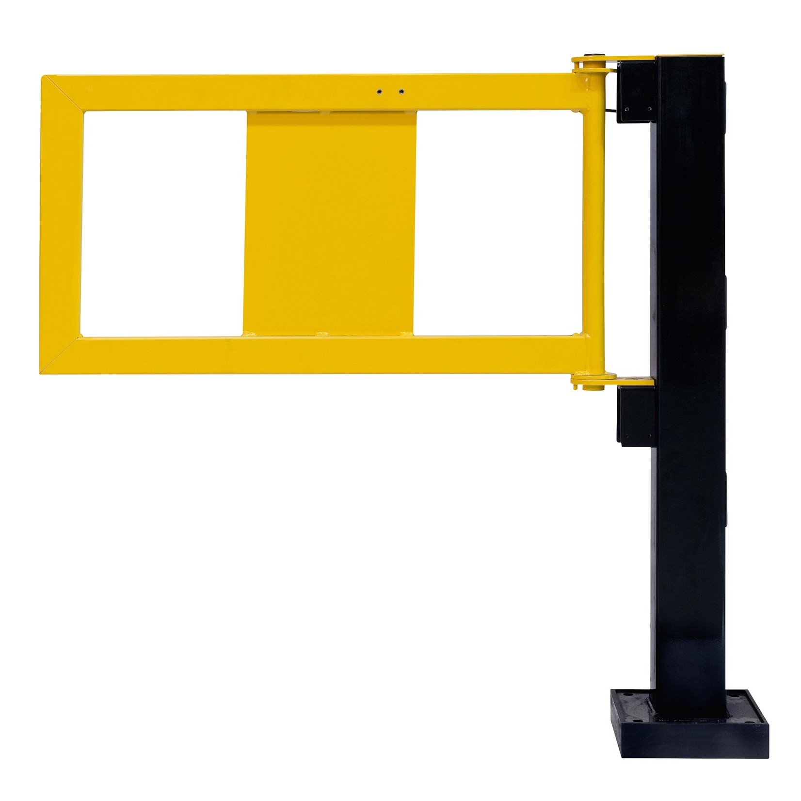 BLACK BULL deur met gasdrukveer voor magazijn railing HYBRID - zwart/geel