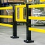 BLACK BULL manuele deur voor magazijn railing HYBRID - zwart/geel
