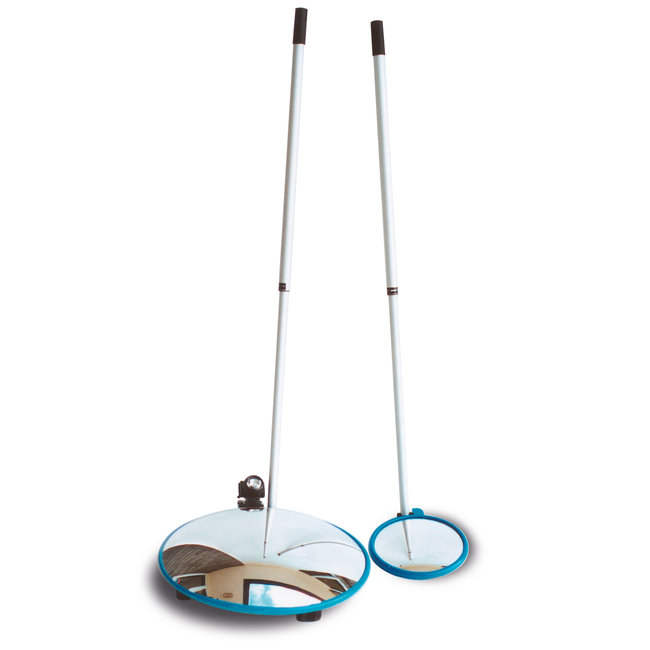 VISION Miroir d'inspection sur roulettes - Ø 450 mm - bras télescopique