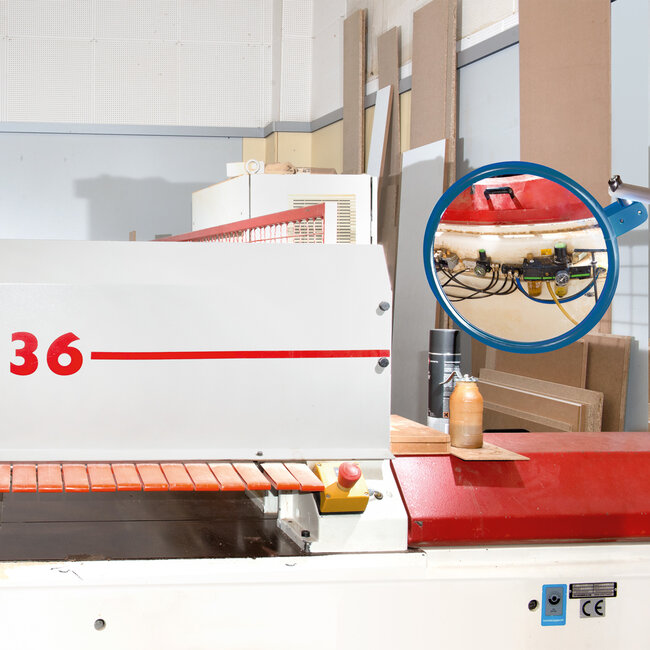 VISION Miroir d’inspection – Ø 230 mm – bras télescopique