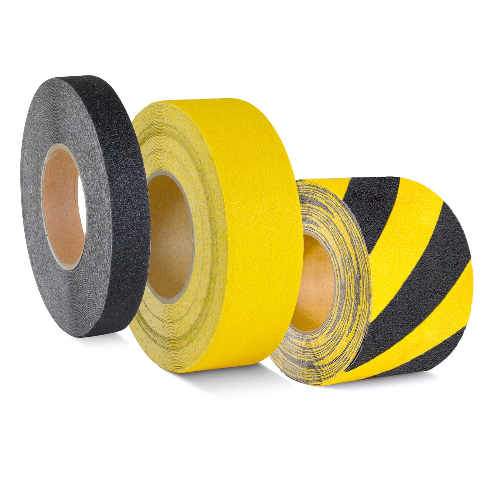 PROline antisliptape - zelfklevend - flexibel - zwart/geel - 25 mm