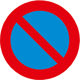 PROline-thermo Signalisation E06 (NL) / E1 (B) – interdiction de stationner – Ø 100 cm