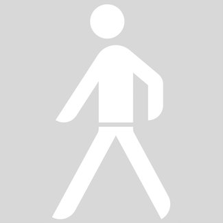 PROline-thermo Pictogram piétons – blanc – 600 x 1000 mm