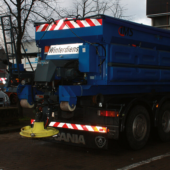 MORION 3M voertuigmarkering wit/rood - 141 mm - 2 x 9 m