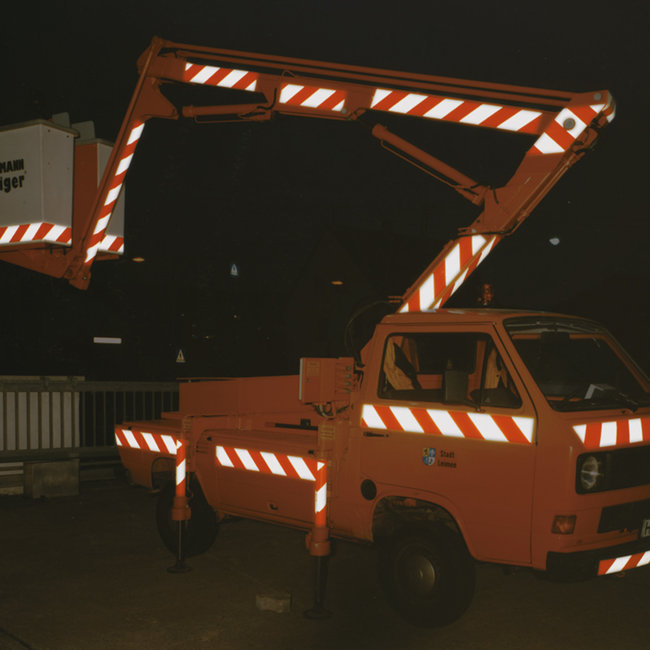 MORION 3M balisage de sécurité blanc/rouge - 282 mm - 2 x 9 m