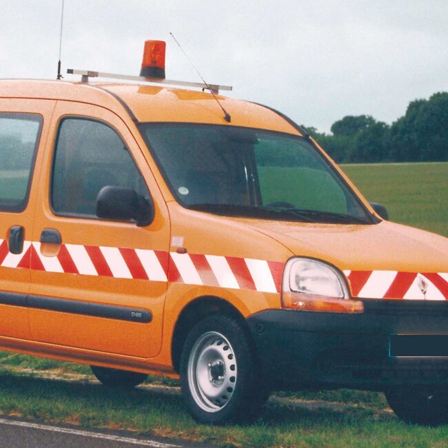 MORION Balisage de sécurité - FLEX - rouge/blanc - 282 mm - 2 x 9 m