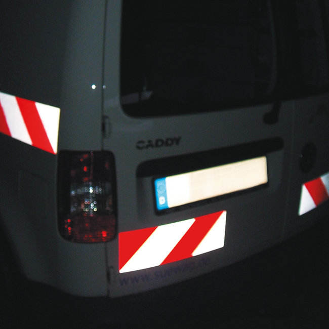 MORION Magnetische voertuigmarkering - 141 x 282 mm - 4 x links/rechts