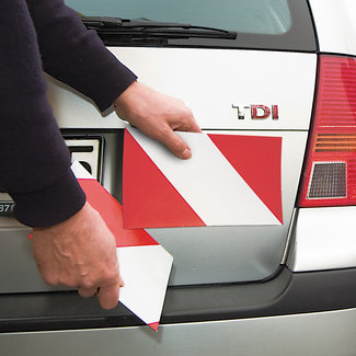 MORION Balisage de sécurité magnétique - 141 x 282 mm - 4 x gauche/droite