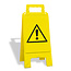 MORION Panneau pliable "ATTENTION" – jaune – 600 x 275 x 270 mm