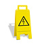 MORION Panneau pliable "TENSION ÉLECTRIQUE" – jaune – 600 x 275 x 270 mm