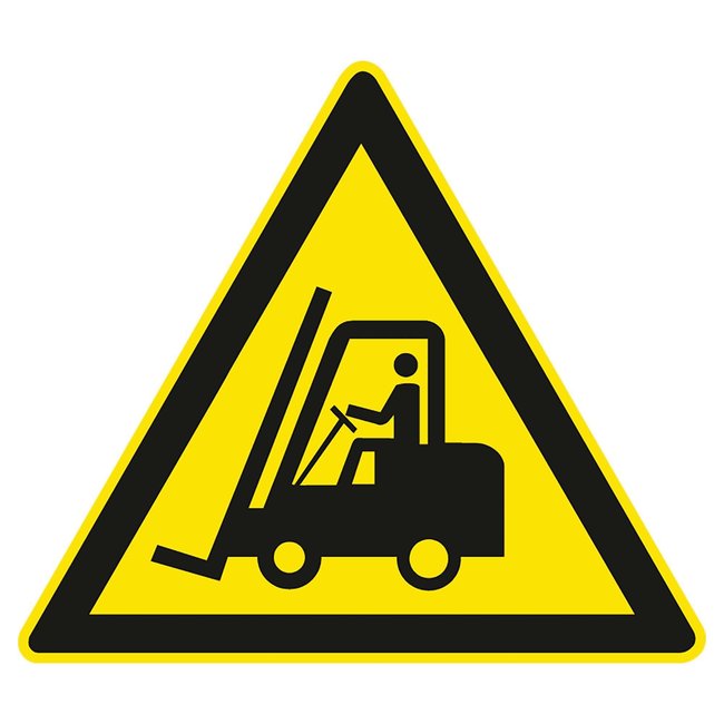 MORION Klapbord "TRANSPORTVOERTUIGEN" - geel - 600 x 275 x 270 mm