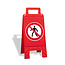 MORION Panneau pliable ''ACCÈS INTERDIT AUX PIÉTONS'' - rouge - 600 x 275 x 270 mm