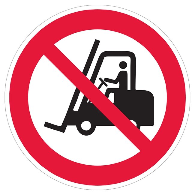 MORION Panneau pliable "CHARIOTS INTERDITS" - rouge - 600 x 275 x 270 mm