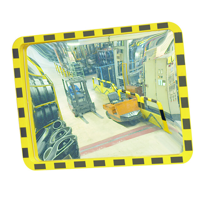EUCRYL G 1 industriespiegel 400 x 600 mm - geel/zwart