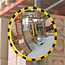 EUCRYL G 600 miroir industriel Ø 600 mm - jaune/noir