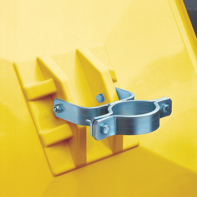 EUCRYL G 800 miroir industriel Ø 800 mm - jaune/noir