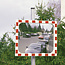 DIAMOND verwarmde verkeersspiegel uit SEKURIT veiligheidsglas - 400 x 600 mm