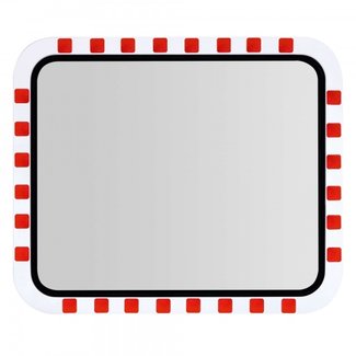 DURABEL ECO - Miroir de circulation en acier inoxydable (RVS) - 800 x 1000 mm