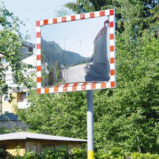 DURABEL IceFree verkeersspiegel volledig uit RVS - 800 x 1000 mm