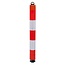 LeitPin - 1000 mm - Ø 100 mm - met kettingoog - rood/wit