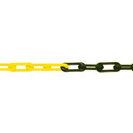 MNK zware nylon ketting - Ø 6 mm - 25 m - geel/zwart