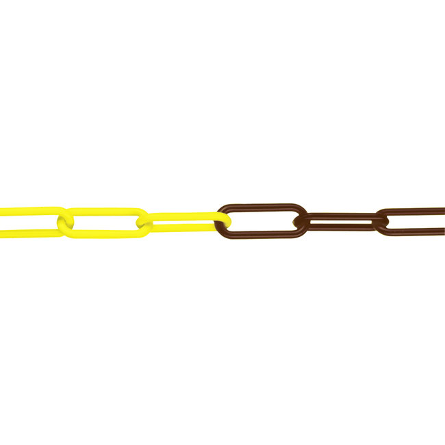 M-DEKO nylon ketting - Ø 6 mm - 50 m - geel/zwart