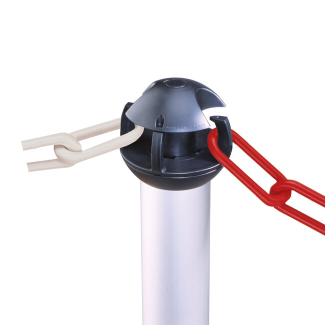 M-POLY chaîne polyéthylène - Ø 6 mm - 50 m - rouge/blanc