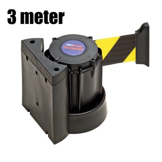 MORION Sangle murale - jaune/noir signalisation - 3 m