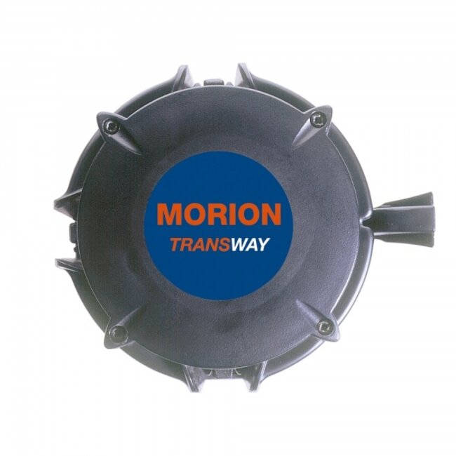 MORION Magnetische afzetlintcassette - geel/zwart signalisatie - 4 m
