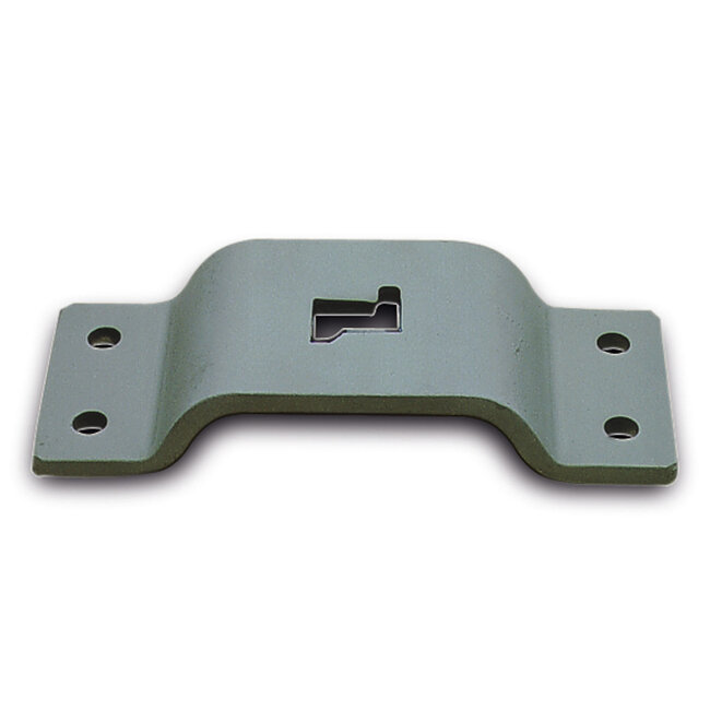 PARAT Borne B + sur platine - Ø 60 mm - 2 anneaux pour chaîne - galvanisé