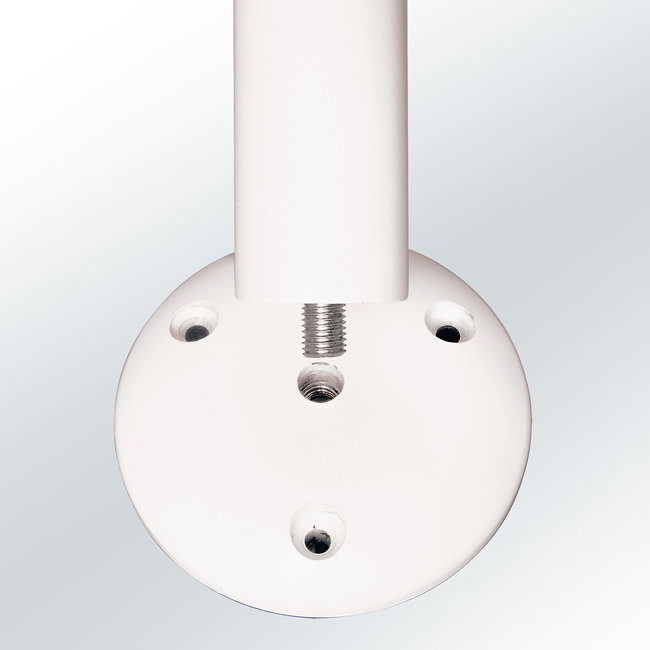 MORION Inschroef afzetpaal - Ø 76 mm - rood/wit