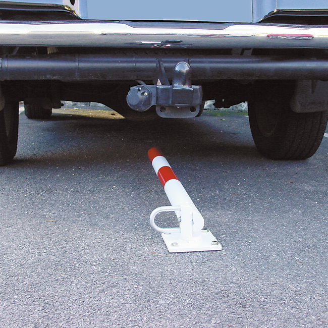 SCHUPO klappaal + grondhuls - Ø 60 mm - rood/wit