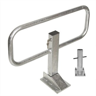 SESAM Arceau de stationnement Privaat avec fourreau au sol – galvanisé