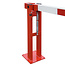 COMPACT slagboom met pendelsteun - gasdrukveer - 3820 mm - rood/wit