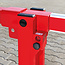 COMPACT slagboom met pendelsteun - tegengewicht - 4000 mm - rood/wit