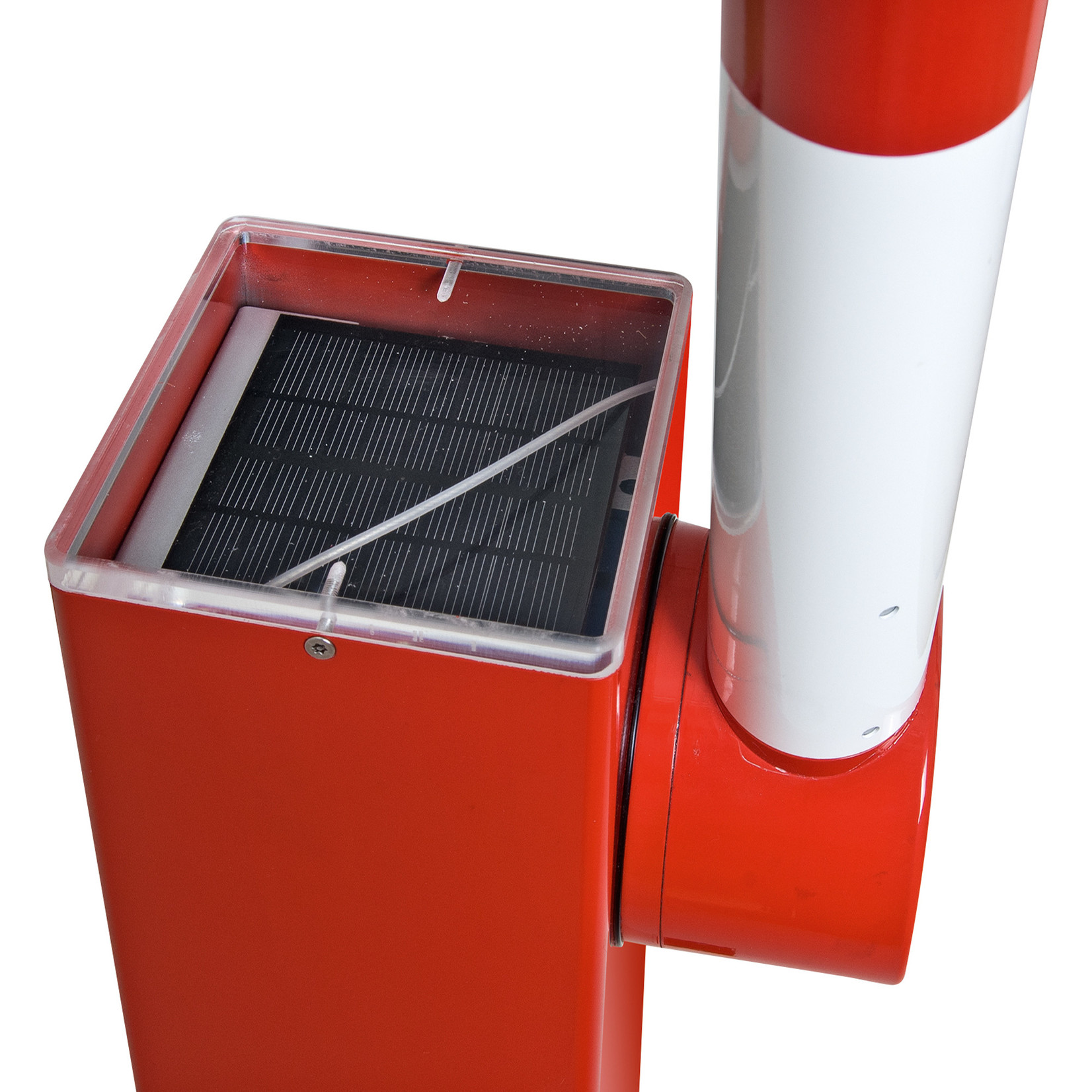 COMPACT elektrische slagboom - 1650 mm - geïntegreerd zonnepaneel