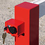 COMPACT enkele draaiboom - handbediend - 3000 mm - rood/wit