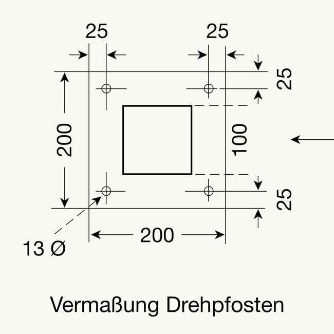 COMPACT Barrière pivotante simple – manuelle – 3000 mm – rouge/blanc