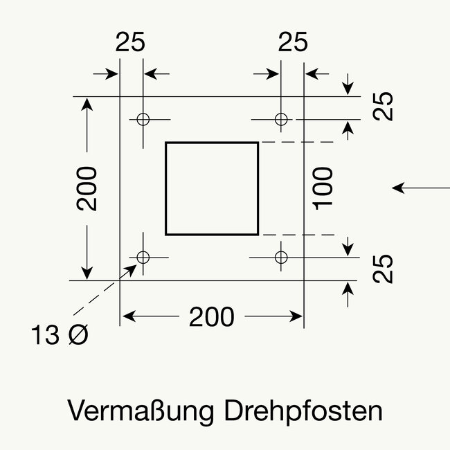 COMPACT enkele draaiboom - handbediend - 4500 mm - rood/wit