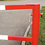 MORION dubbele draaiboom - 2 x 1380 mm (2760 mm) - handbediend - rood/wit