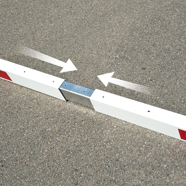 COMPACT doorgang- en hoogtebegrenzer - 8230 x 3010 mm - rood/wit